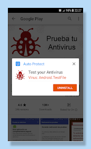1 Antivirus: one Click to Scan
