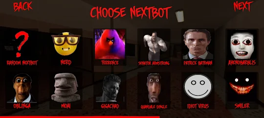 学校の裏部屋の Nextbot 3
