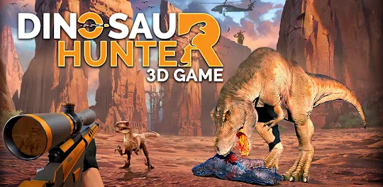 caçador de dinossauros - 3D