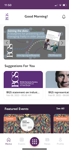 Android application BGS Supporter screenshort
