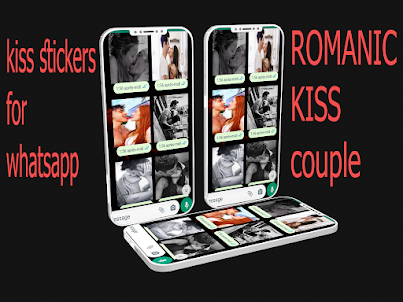 Sexy kiss stickers for whatsap