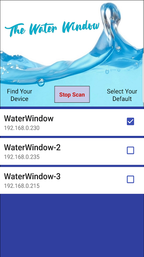 Android application The Water Window screenshort