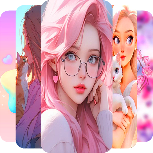 live girly wallpaper for girls 1.0.0 Icon