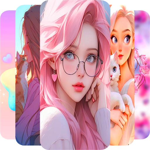 live girly wallpaper for girls logo
