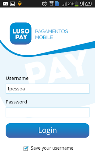 Android application LUSOPAY screenshort