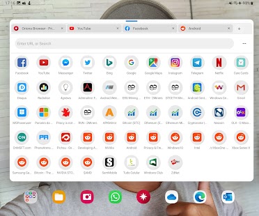 Orions - Privacy Browser Captura de tela