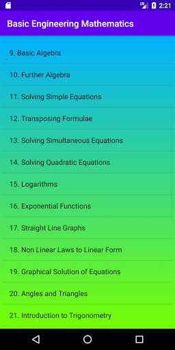 Engineering Mathematics Screen 3