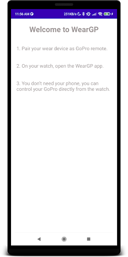 WearGP Screen 2