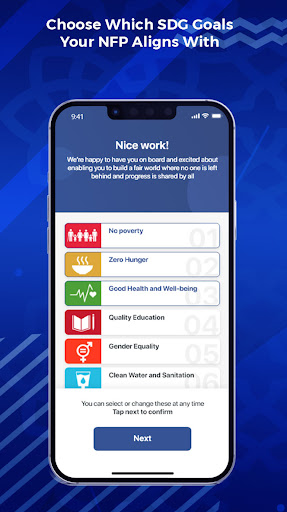 Android application MIM NGO screenshort