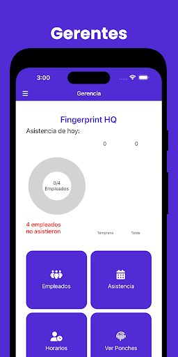 HQ FingerPrint Manager Screen 2
