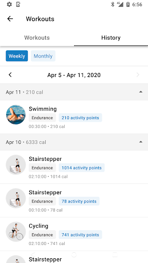 SC Egling Fitness App Screen 3