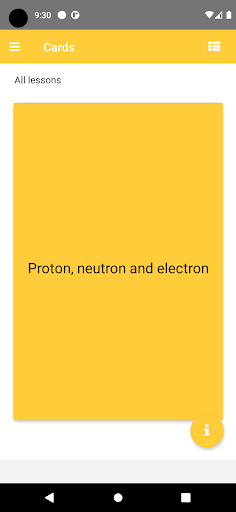 GCSE Physics Flash Cards Screen 2