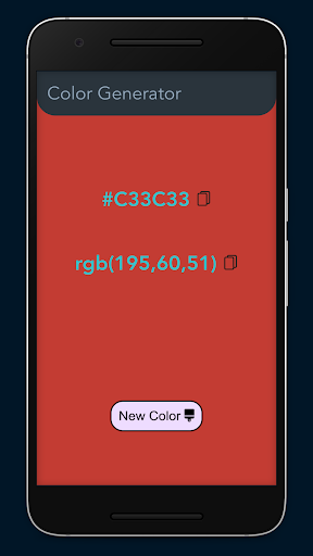 Color Generator Screen 2