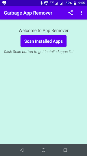 Android application Garbage App Remover screenshort