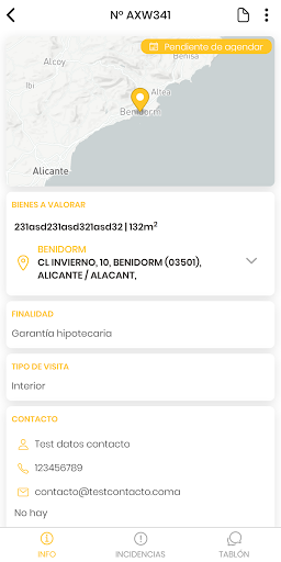 Android application Tasafy screenshort