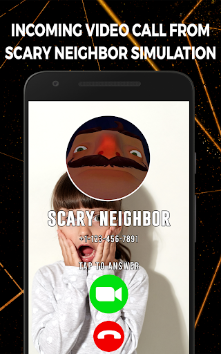 Scary neighbor fake video call Screen 3