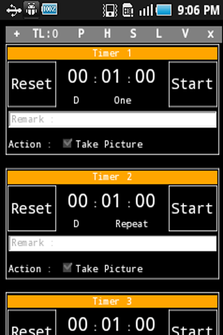 Multi-Timer Screen 2