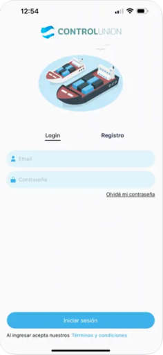Android application Control Union Line App screenshort
