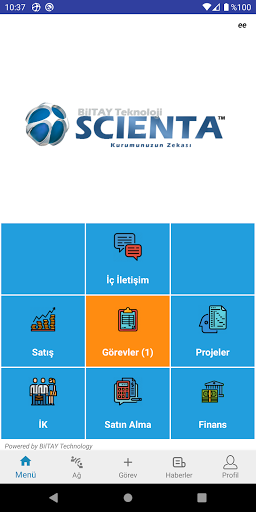 Android application BilTAY Teknoloji SCIENTA screenshort