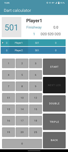Dart Counter Screen 2