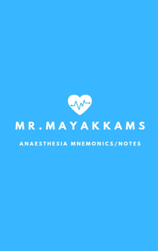 Android application Anaesthesia Notes & Mnemonics screenshort