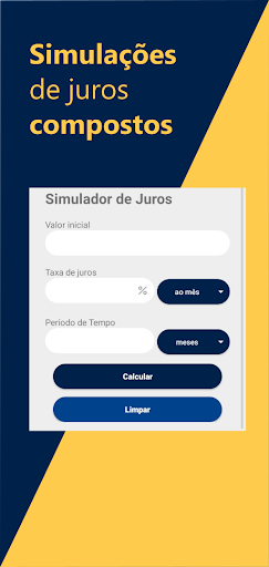 Visualização do aplicativo