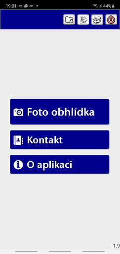 Android application Moje fotoobhlídky screenshort