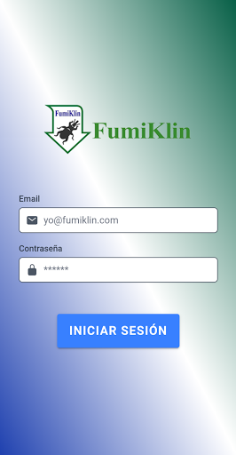 Android application Fumiklin Técnicos screenshort