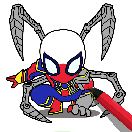 Coloring Paint: Superhero Draw Download on Windows