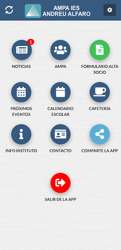 Android application AMPA IES ANDREU ALFARO screenshort