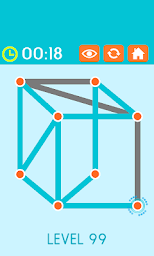 Connect the Graph: one touch connect dots puzzle