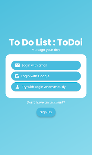 Android application To Do List: ToDoi screenshort