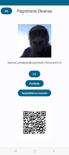 Android application Business Card Bartas screenshort