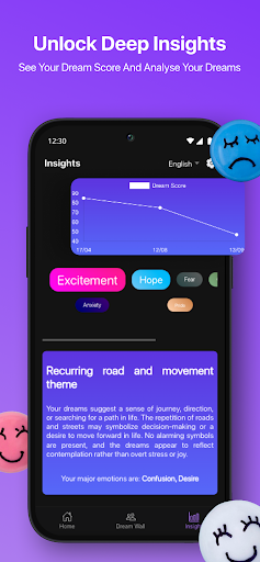 Screenshot of DreamStory AI Dream Journal