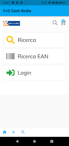 Android application CC Cash Sicilia screenshort