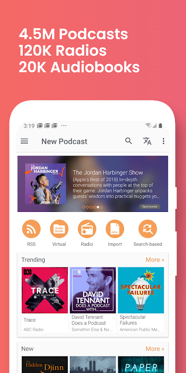 Podcast Addict: Podcast player - New - (Android)