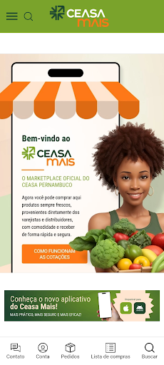 Android application App Ceasa Mais screenshort