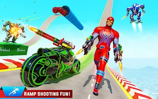 Superhero Bike Racing Games - Screenshot 2