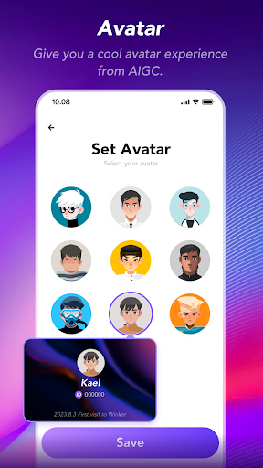 Winker- Live Chat Friends Talk Screen 2