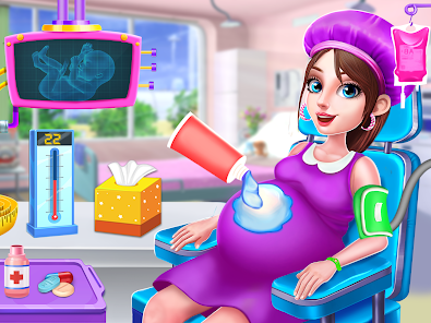 Pregnant Mommy And Baby Care: Babysitter Games - Free download and