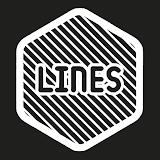 Lines Hexa - White Icon Pack icon