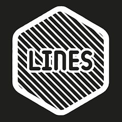 Lines Hexa - White Icon Pack