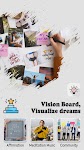 screenshot of Vision Board, Visualize dreams