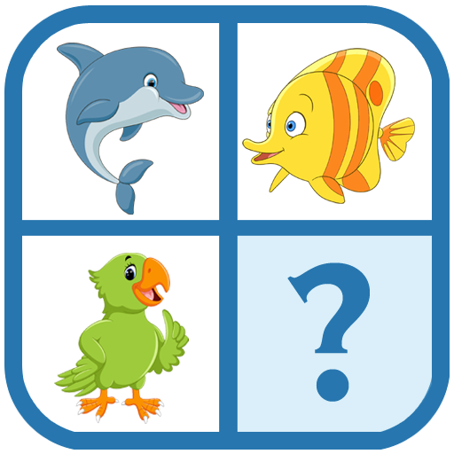 Animals Memory Game For Kids logo