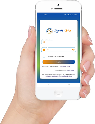 Android application RechMe screenshort