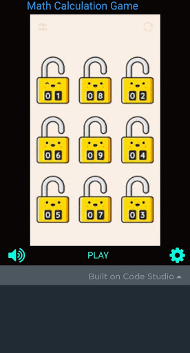 Math Calculation Game