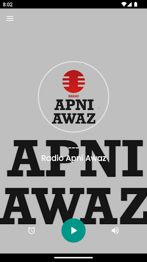 Android application Radio Apni Awaz screenshort