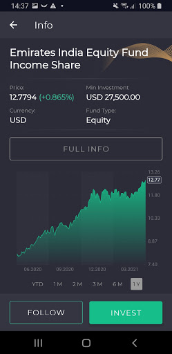 MF TRADER Screen 2