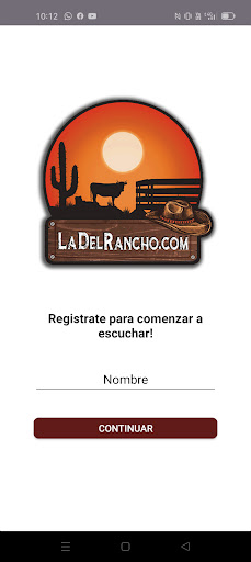 Android application La Del Rancho screenshort