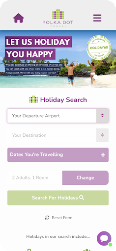 Polka Dot Travel Screen 3